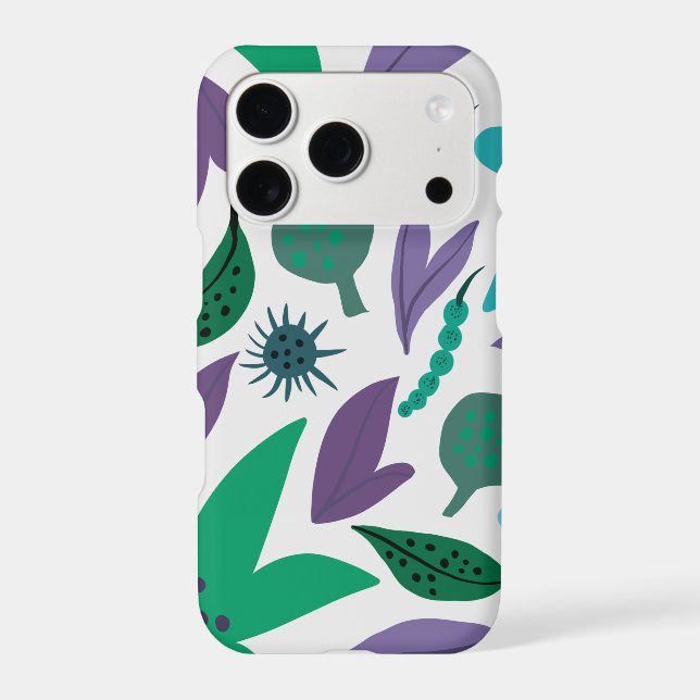Blue flowers Case-Mate iPhone case (Back)