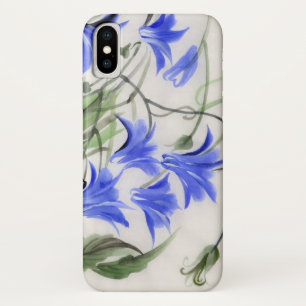 Blue Flowers iPhone X Case