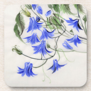 Blue Flowers Coaster