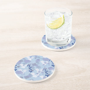 Blue Flowers Coaster