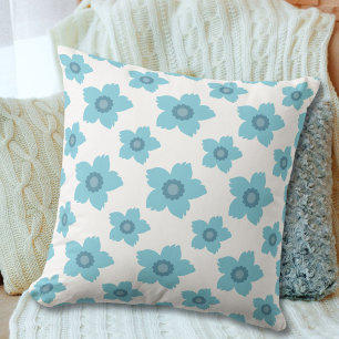 Blue Flowers Cushion