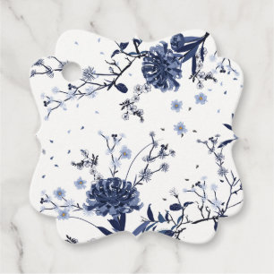 Blue flowers favour tags