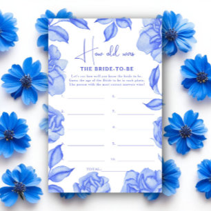 Blue Flowers How old was the bride to be game