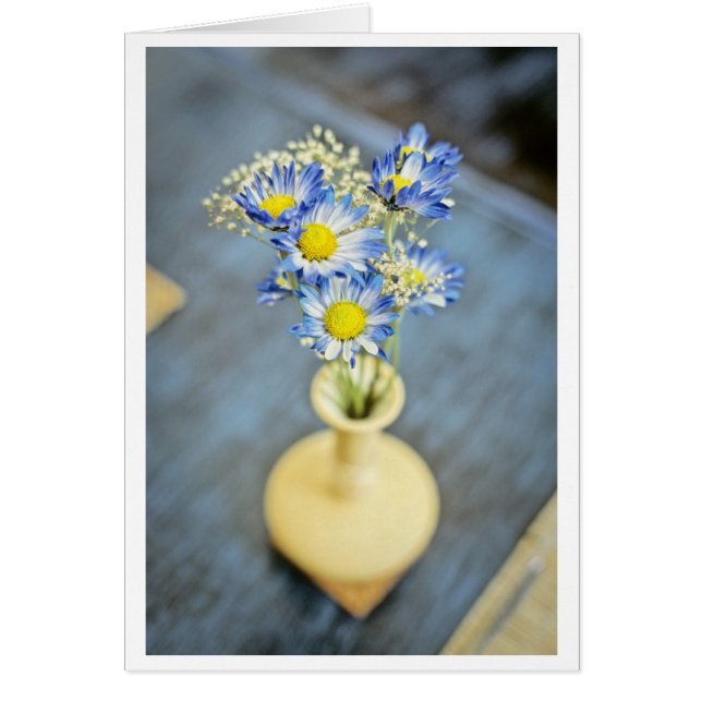 Blue Flowers in a Vase (Front)