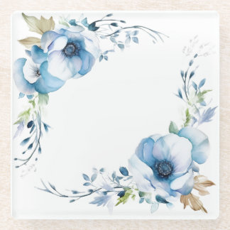 Blue Flowers: "My Kitchen" Coaster