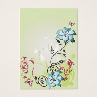 Blue flowers Profile Card