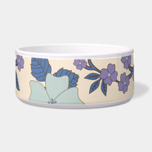 Blue Flowers, Purple Flowers, Floral Pattern