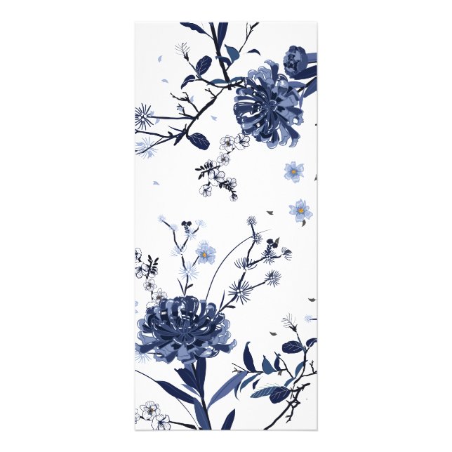 Blue flowers rack card (Front)