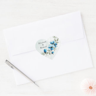 Blue Flowers Sticker