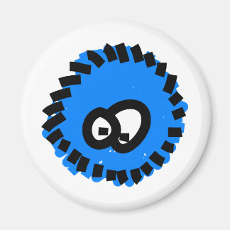 Blue Fluffy Germ Magnet