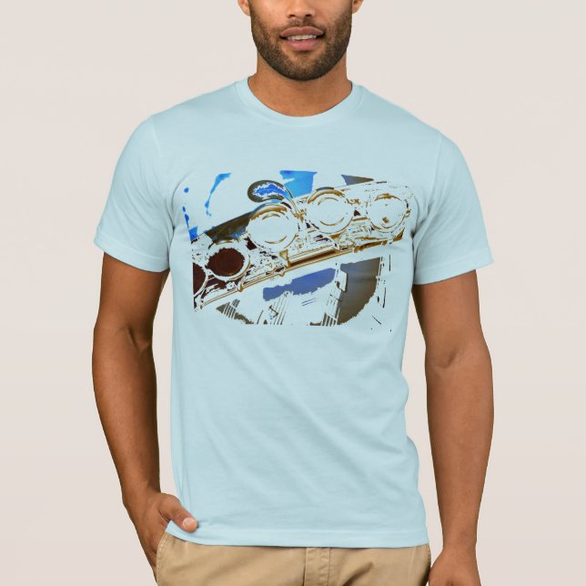 blue flute T-Shirt (Front)