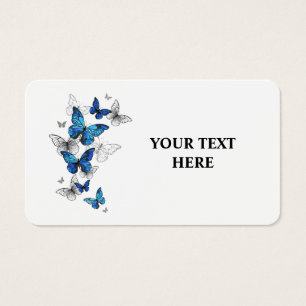 Blue Flying Butterflies Morpho