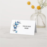 Blue Flying Butterflies Morpho