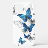 Blue Flying Butterflies Morpho