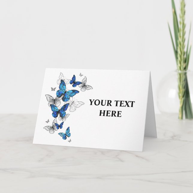 Blue Flying Butterflies Morpho Programme (Front)