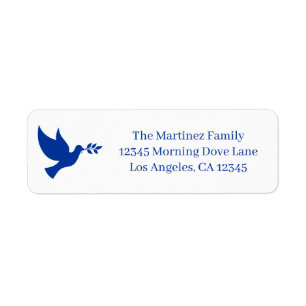 Blue Flying Peace Dove