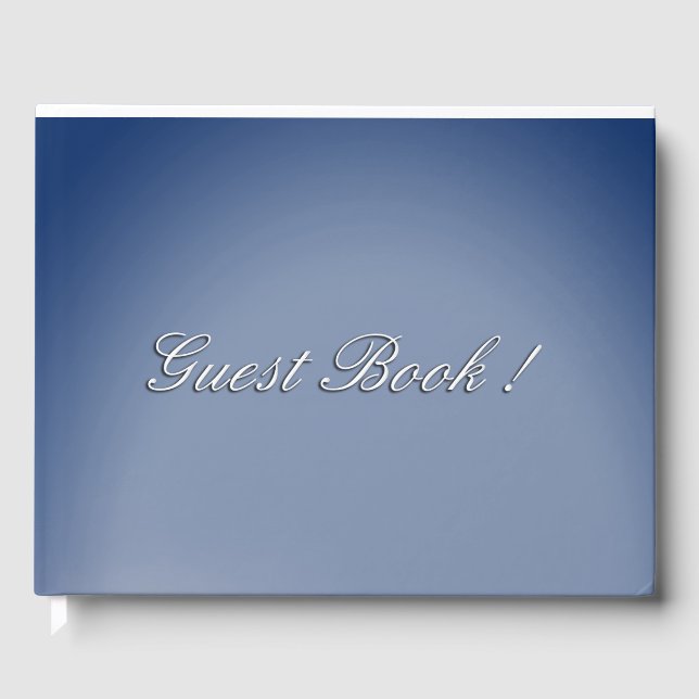 Blue Fog Guest Book (Front)