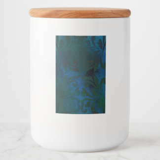blue food label