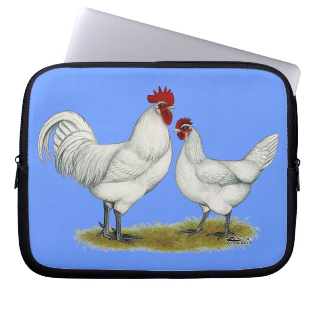 Blue Foot Chickens Laptop Sleeve (Front)