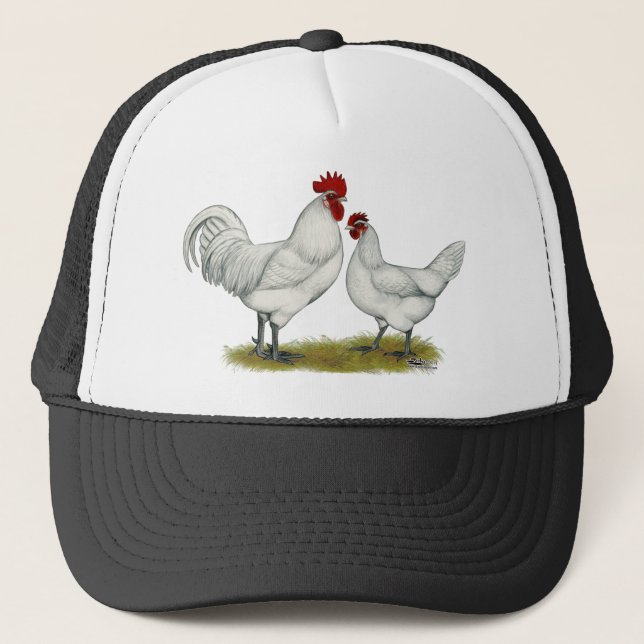 Blue Foot Chickens Trucker Hat (Front)