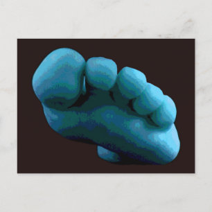 Blue Foot ... My 2005 Adobe Photoshop Art Postcard