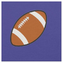 Blue Football Fabric