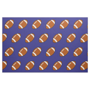 Blue Football Fabric