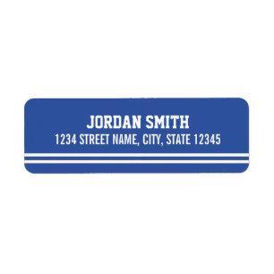 Blue Football Jersey - Sports Theme Birthday Party
