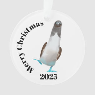 Blue-footed biddy ornament