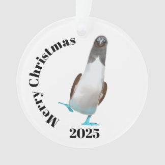 Blue-footed biddy ornament