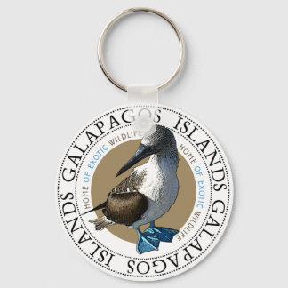 Blue Footed Booby Key Ring