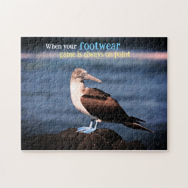 Blue footed gannet  jigsaw puzzle (Horizontal)