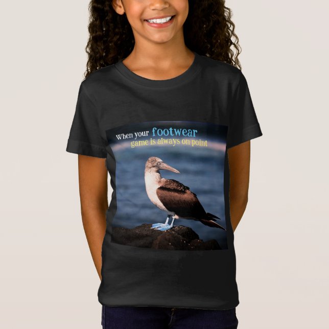 Blue footed gannet  T-Shirt (Front)