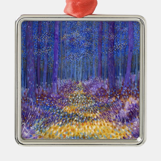 Blue Forest 2 2012 Metal Tree Decoration (Front)
