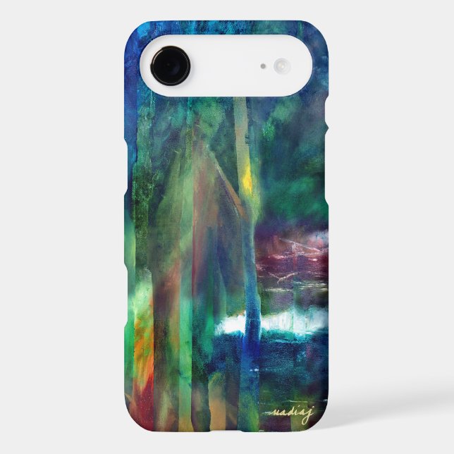 Blue Forest V Phone Case (Back)
