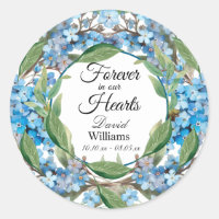 Blue Forget Me Not Flowers Funeral