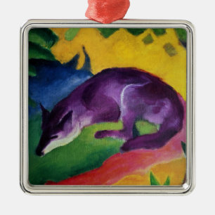 Blue Fox, 1911 Metal Tree Decoration