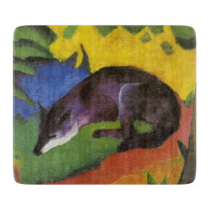 Blue Fox (by Franz Marc) Cutting Board