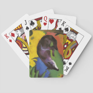 Blue Fox (by Franz Marc) Playing Cards