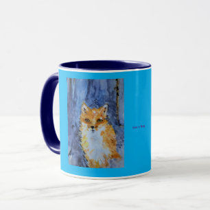 Blue Fox Mug