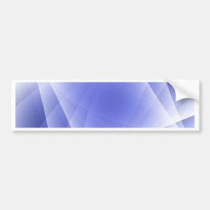 Blue Fractal Blank Background Bumper Sticker