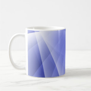 Blue Fractal Blank Background Coffee Mug