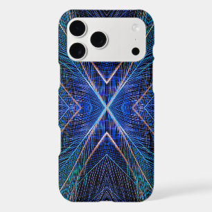 Blue Fractal Feather Design