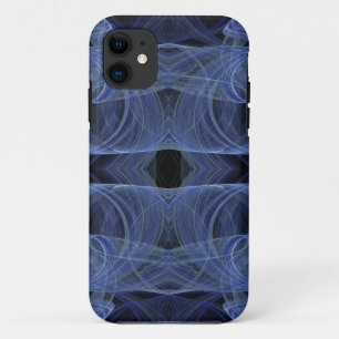 Blue Fractal iPhone 5 Custom Case-Mate ID 11 Case