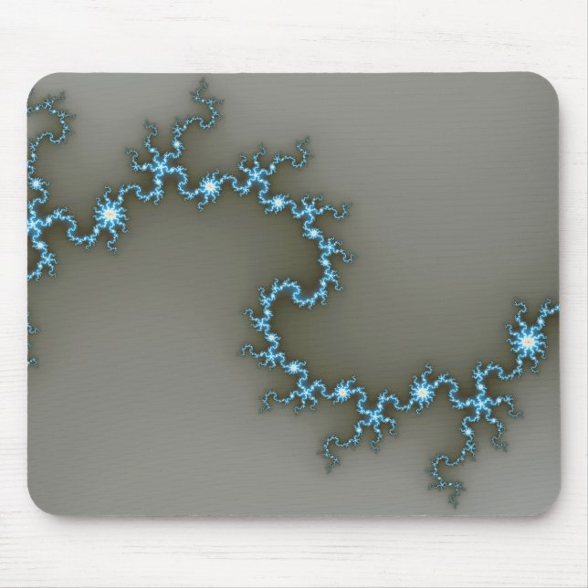 Blue - Fractal Mousepad (Front)