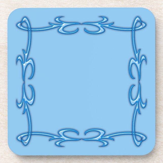 Blue frame coaster (Front)
