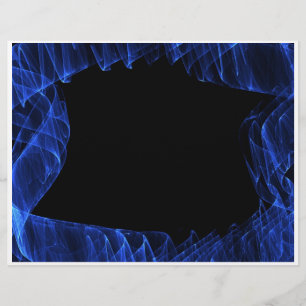 blue frame flyer