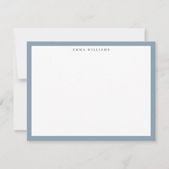 Blue Frame Note Card (Front)