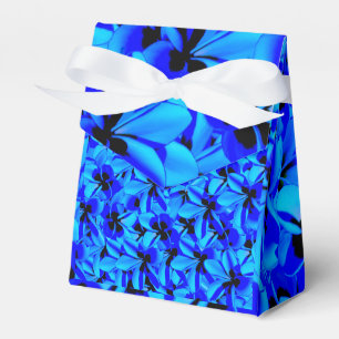 Blue Frangipani Flowers, Favour Box