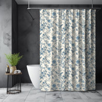 Blue French Floral Toile de Jouy Pattern